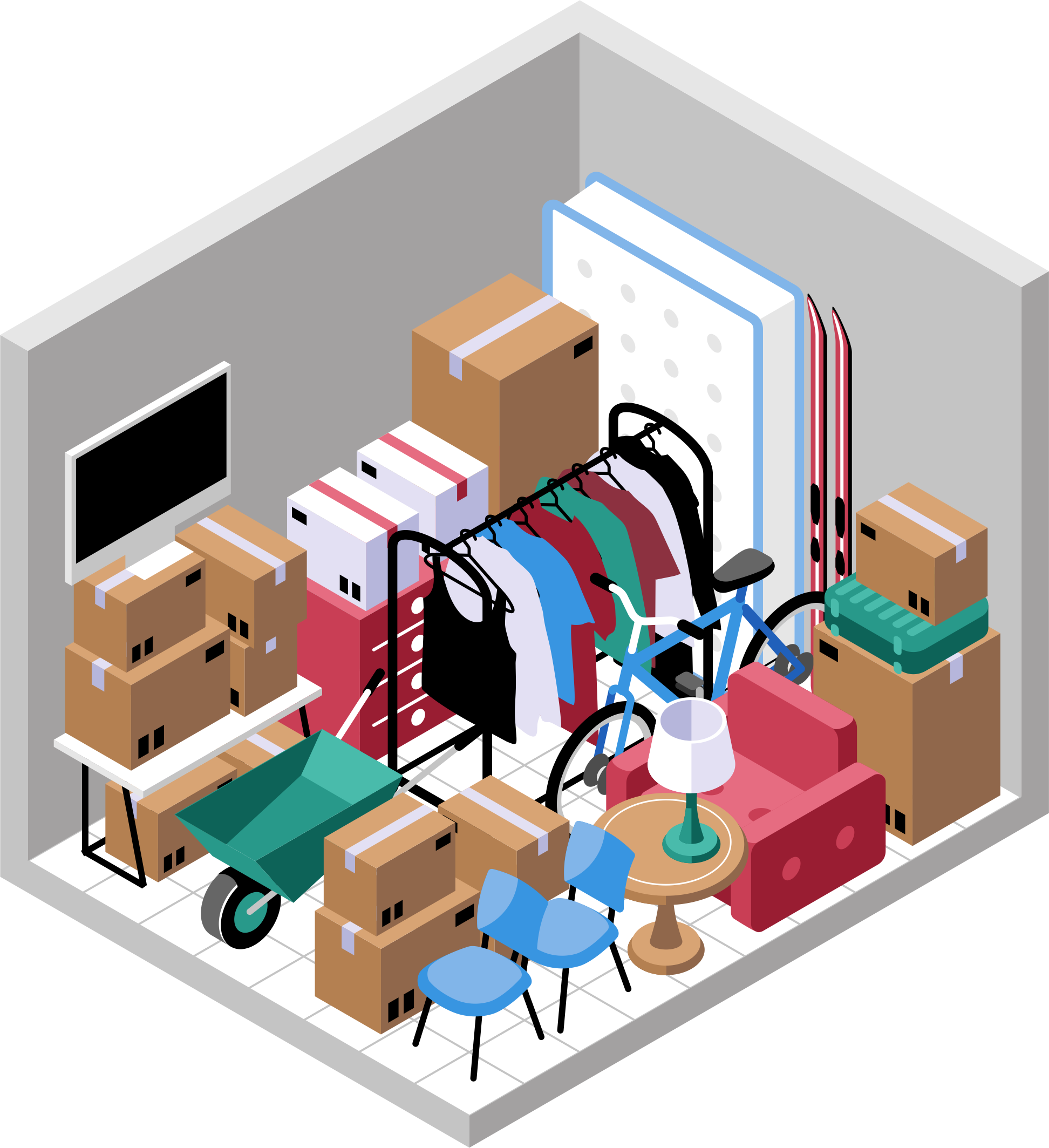 8&times;10 unit illustration